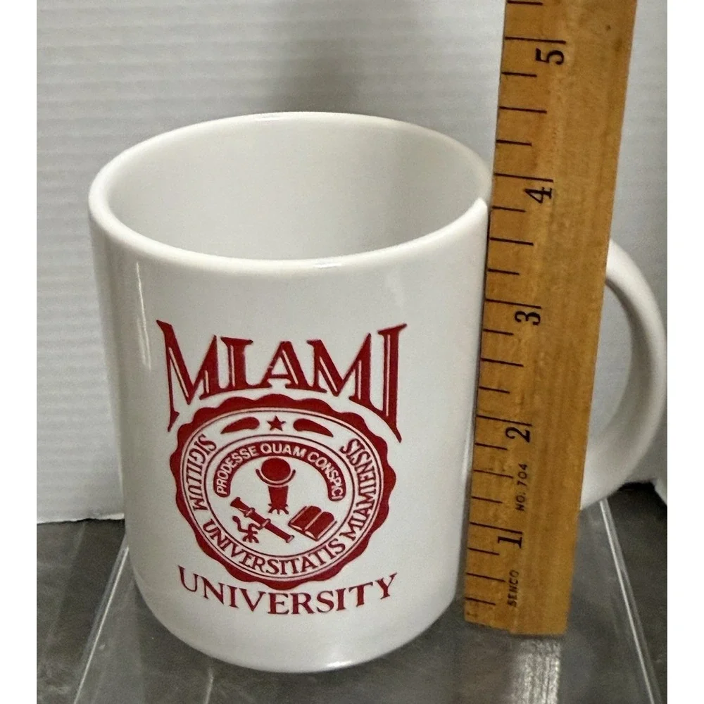 Miami University Coffee Cups Set Of 2 Oxford, Ohio